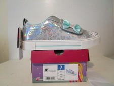 S Sport by Skechers Toddler Girls Kelsi Sneakers w/ Lights Aqua Blue/Gray Size 7