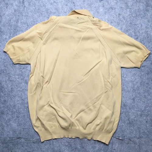 Vintage Ban-Lon Nylon Poloshirt Herren Medium M hellbraun 70er Rockabilly Rat Pack Atomic - Bild 5 von 10
