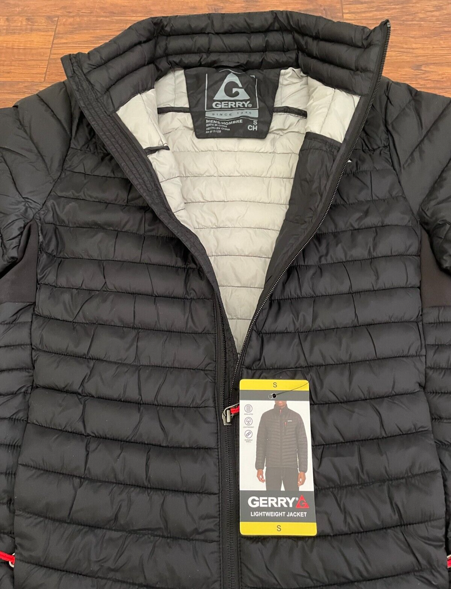 Gerry Men's Light Weight Puffer Jacket, Color : Black, Size Gerry Men's Light Weight Puffer Jacket, Color : Black, Size