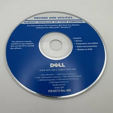 DELL Drivers and Utilities for Reinstalling V9X Capable 56K PN H3773 A02 