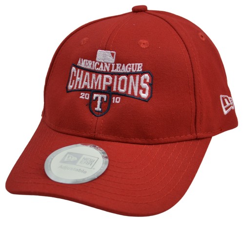 Gorra de béisbol Texas Rangers New Era MLB Campeones de la Liga Americana con defectos  - Imagen 1 de 7