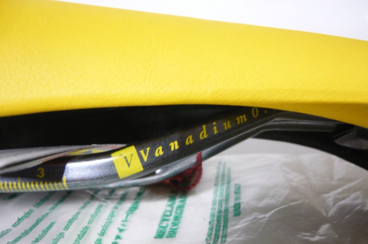 Selle Italia 1996 Max Flite Black/Yellow Two tone Leather