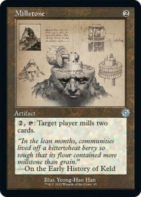 1x Millstone -- Retro Schematic - Foil NM-Mint, English The Brothers' War: Retro
