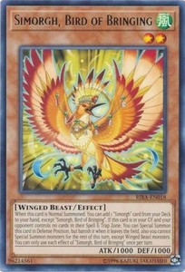Simorgh, Bird of Bringing - RIRA-EN018 - Rare - Unlimited Edition x3 - Near Mint