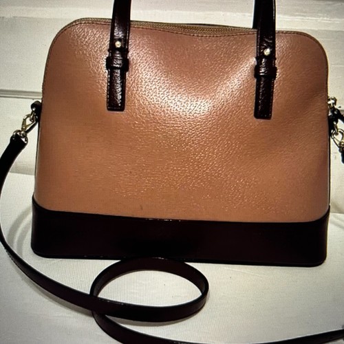 Kate Spade Grand Street Colorblock Rachelle Satchel Dusty Peony Multi Leather Pu - Picture 4 of 11
