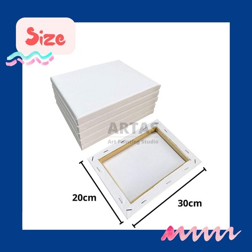 10 PACK 20cmx30cm (A4) Mini Blank Canvas Frame NEW Recommended - Picture 2 of 14