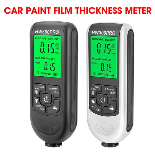 Medidor de medidor de espesor de pintura de automóvil LCD digital 0-2000um