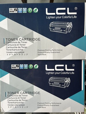 LCL Laser Printer Cartridge Lot, Compatible With HP 507, 2 Packs Of Cyan, READ