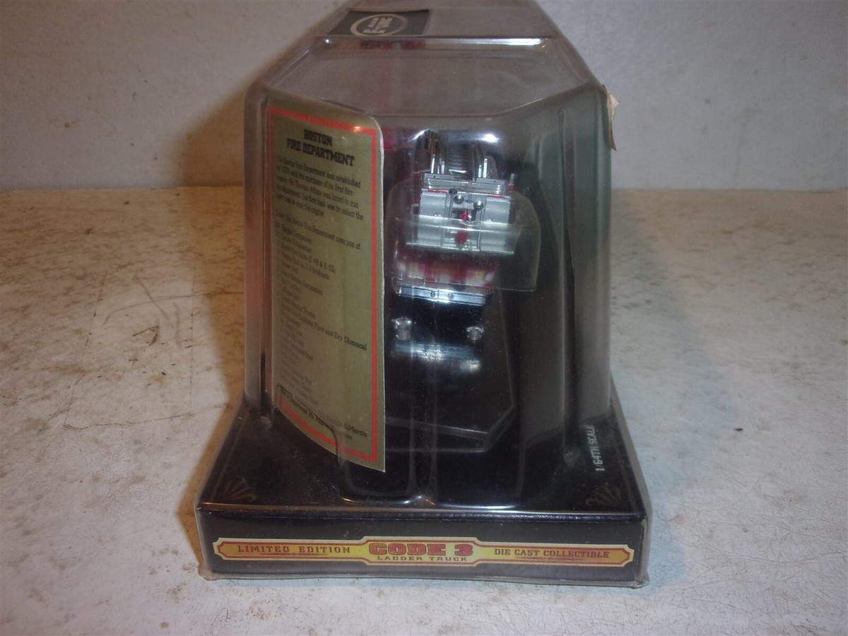 2001 Code 3 Boston Fire Department Ladder Truck by E-one for