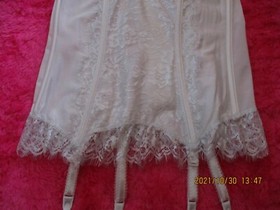 ANN SUMMERS  UNDERWIRED IVORY   CORSET  SUSPENDER "ESTELLE"  SIZE  14 NWT