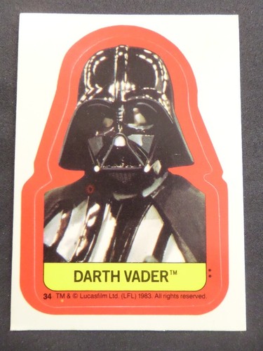 1977 1980 1983 Topps Star Wars New Hope Empire Strikes Back Return Jedi STICKERS - Picture 22 of 34