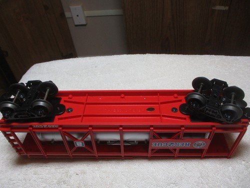 MTH O Scale New York Fire Dept. Res2Cue 4 Piece Train Set Complete Ready to Run - Picture 16 of 22