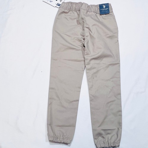 US Polo Kids Khaki Pants Boys Youth Size 6 Chino Pant Drawstring New - Picture 2 of 8