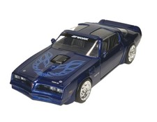 1977 Pontiac Firebird Trans Am Blue Limited Edition 1/24 Premium Diecast Car