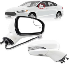 Right Passenger Side Mirror Assembly Compatible with Ford Fusion 2013-2015 Po...