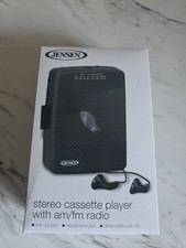 Jensen Personal Stereo Cassette Player AM/FM Radio Stereo w/Black Ear Buds NIB