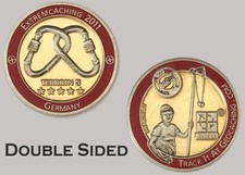 Geocaching Extreme 2011 Germany Trackable Challenge Coin J 4