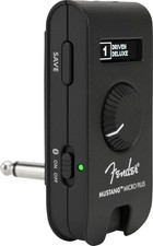 Fender Mustang Micro Plus Headphone Amplifier with Rechargeable Battery, Blue...