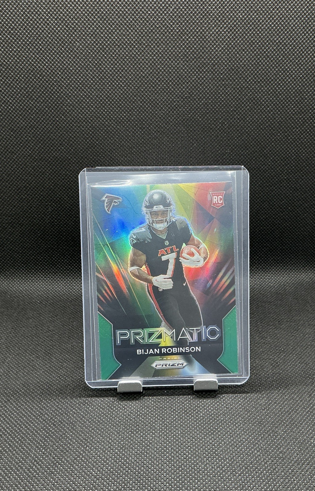 2023 Panini Prizm - Prizmatic Bijan Robinson #19 Green Ice Prizm (RC)