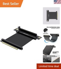 PCIE 3.0 X16 Extension Cable, PCI-E 16x Extreme High Speed Riser Cable, Exten...