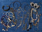 Vintage Mixed Lot Bracelet Necklace Costume Jewelry 6B