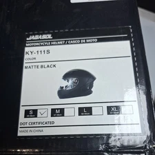 NEW JAGASOL KY-111S DOT Full Face Motorcycle Bike Helmet White XL +Tinted Visor