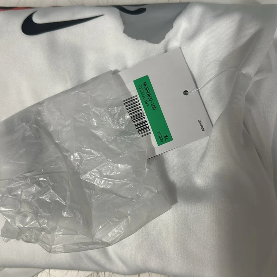 Nike Swim Hydroguard Camiseta Manga Corta Blanca Niños XL Foto 4 de 4