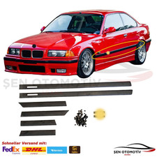Türleisten SET Zierleisten passt für BMW 3er E36 Coupe Cabrio Serie & M