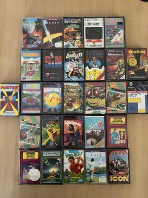 Acorn Electron BBC Micro Computer Cassette Spiele Konvolut (8) 28 Titel