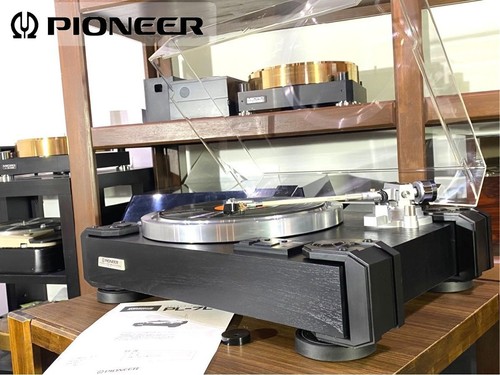 Pioneer PL-7L Turntable Auto Lift w/ JP-519 Straight Pipe Arm Japan Vintage - Picture 8 of 9