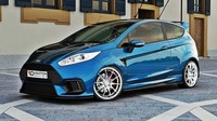 Maxton Design Frontlippe Passend FüR Ford Fiesta Mk7 Fl Schwarz Hochglanz