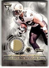 2001 Pacific Private Stock Deuce McAllister Jersey Patch Variations #/79 #65