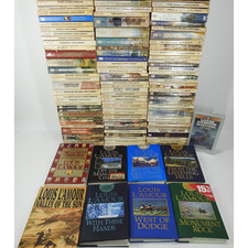 Large Lot of 106 Louis L'amour Paperback Books 8 Hardcover 1 Audiobook Western