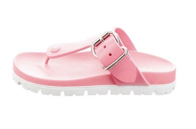PRADA ラバー サンダル ピンク Prada pink rubber brand new sandals flip flops US 7 EU 37 | eBay