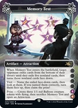 Memory Test (5-6) 221 Unfinity Foil