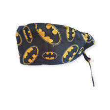 Batman Tie Back Scrub hat/ cap 100 Cotton Surgical Medical
