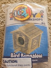 NEW Lowe's BIRD BUNGALOW Kid's DIY Workshop Kit w/Patch