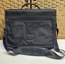 Tumi 26592DH Alpha Black T-Pass Laptop Expandable Brief Case Bag 12"x16"