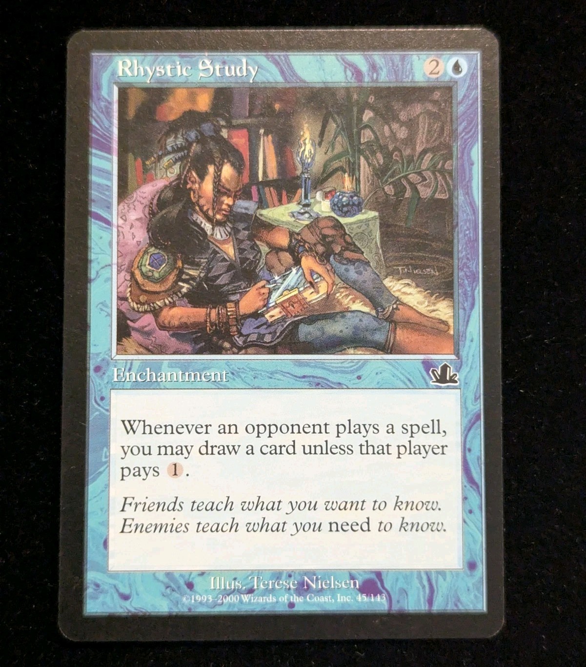 Rhystic Study Prophecy x1 LP MTG - English