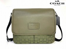 Excellent Condition Coach Men's COACH Sprint Signature Map Bag Shoulder Bag