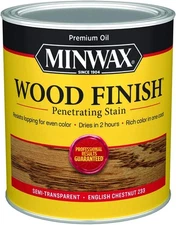 Minwax 1 qt 70044 English Chestnut Wood Finish Oil-Based Wood Stain, Quart