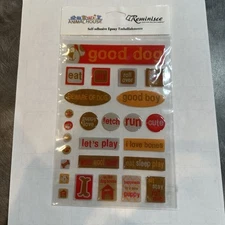 Reminisce Stickers - Animal House - Dog Epoxy