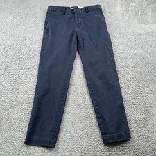 Banana Republic Pants Mens 32x30 Navy Blue Aiden Slim Fit Chino Casual Cotton