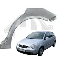 Radlauf Hinten Links FüR Vw Polo 9N 2001-2005 Seitenwand Reparaturblech 5-TüRer