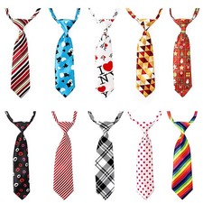 Dog Segarty 10 Pack Pet Neck Ties Medium Large Dogs, Adjustable Bow Ties Collar