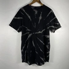 Neo4ic Shirt Mens Large Black Tie Dye Nate Khouli Afrofuture Techwear Quality
