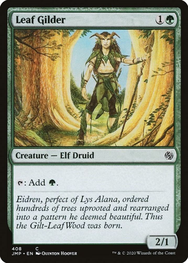 MTG JMP C Leaf Gilder #408 NM PLAYSET 4x