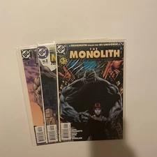 Monolith 1 2 3 Lot Near Mint Nm 2004 Dc Comics