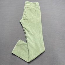 Vineyard Vines Pants Womens 8 Green Corduroy Stretch 5-Pocket Straight P04177