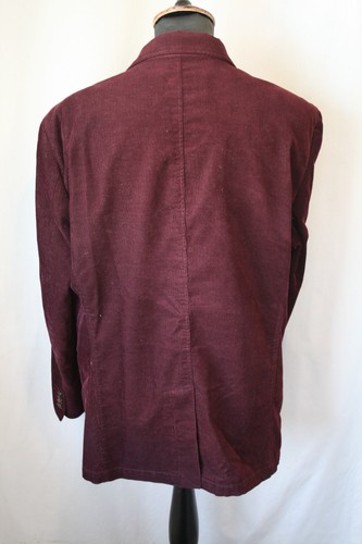 Vintage Brook Taverner weinrot Cord Jacke Blazer Gr. XL 46 Mod Revival - Bild 9 von 15